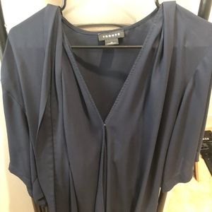 Trouve Kimono Sleeve Wrap Blouse